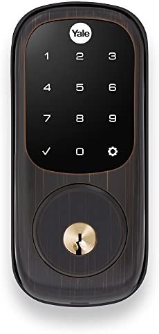 Yale Assure Lock with Zigbee - Smart Touchscreen Keypad Deadbolt - Works with Xfinity Home, Amazon Echo Show, Amazon Echo Plus and More - Bronze